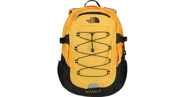 north face borealis backpack yellow