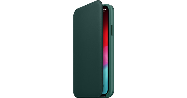 coque iphone xs apple cuir vert