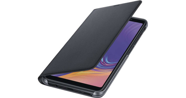 Bemiddelen pad rots Samsung Galaxy A7 (2018) Wallet Book Case Zwart - Coolblue - Voor 23.59u,  morgen in huis