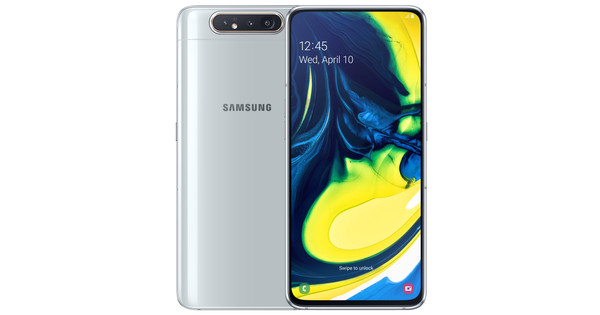 Samsung Galaxy A80 Silver Mobile phones Coolblue