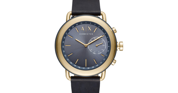 Armani Exchange Connected Blue Gold