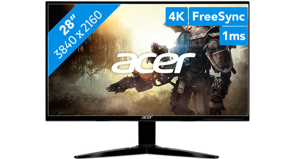 Acer KG281Kbmiipx - Coolblue - avant 23:59, demain chez vous
