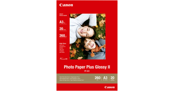 Met opzet Aap extase Canon PP-201 Glossy Plus Fotopapier 20 Vellen A3 - Coolblue - Voor 23.59u,  morgen in huis