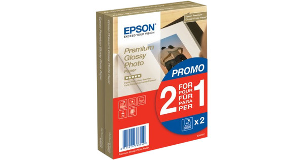 Epson Premium Glossy Fotopapier 80 vel (10 centimeter x 15 centimeter) - Coolblue - Voor 23.59u, morgen huis
