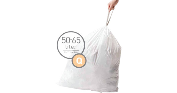 Simplehuman Sacs poubelle Code Q 50 65 litres 60 pi ces