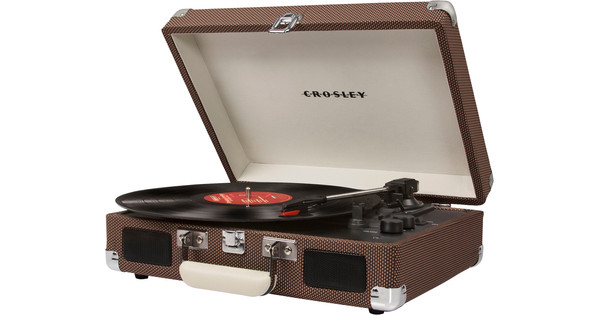 Tourne disque Crosley Cruiser Plus Deluxe Portable Havane
