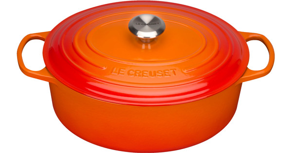 Le Creuset Oval Casserole 27 cm Orange-red