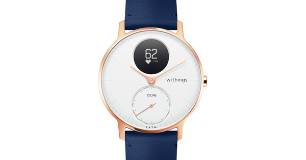 Withings steel hr limited edition 36mm blue & store rose gold