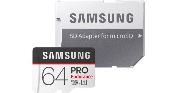 Samsung microSDXC PRO Endurance 64GB 100 MB/s + SD Adapter