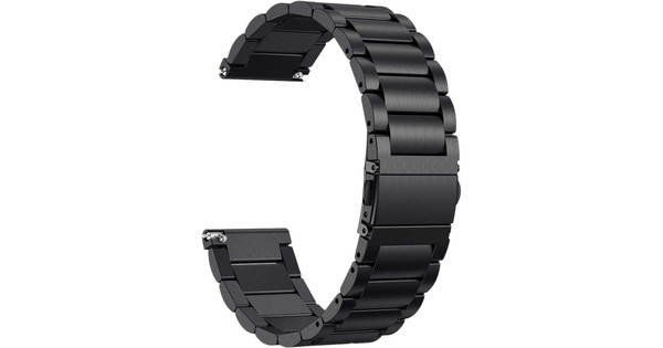 Just in Case Fitbit Versa RVS Horlogeband Zwart - Coolblue - Voor 23.59u,  morgen in huis