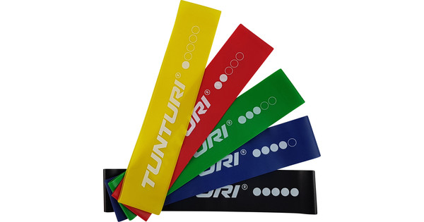 Tunturi Mini Resistance Band Set 5stuks