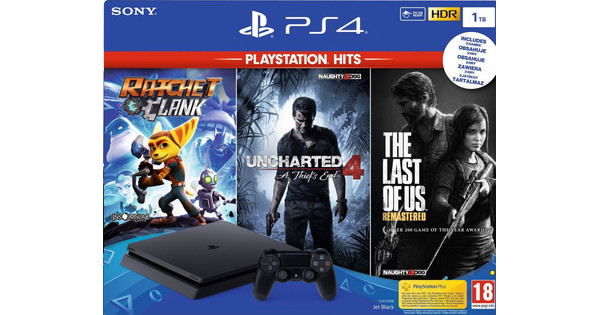 ps4 slim with 3 games