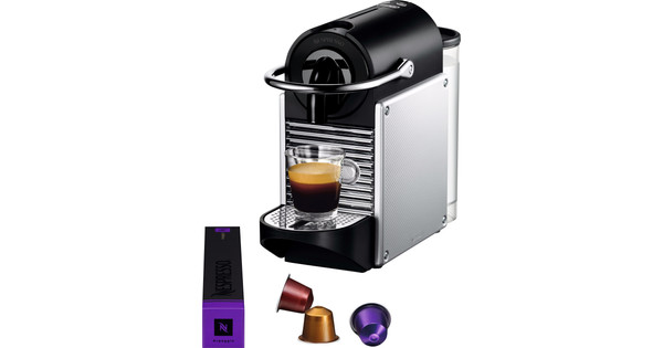 Magimix Nespresso Pixie M110 Gris Metal Coolblue Avant 23 59 Demain Chez Vous