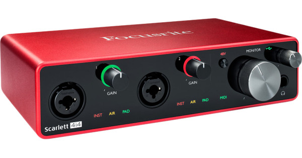 Focusrite Scarlett 4i4 3rd Gen - Coolblue - Before 23:59