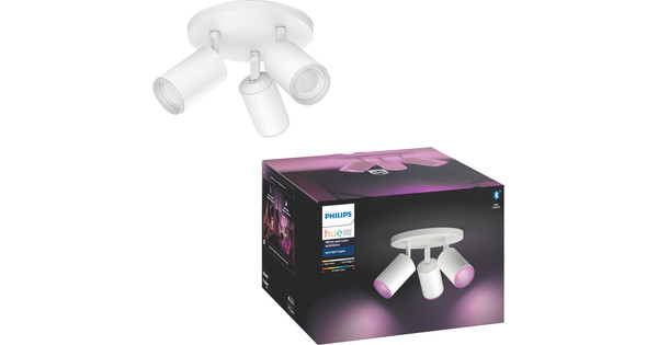 Philips Hue Fugato 3-Spot White & Colour wit