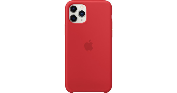 Apple Iphone 11 Pro Max Silicone Back Cover Red Coolblue Before 23 59 Delivered Tomorrow