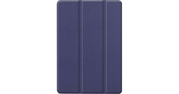 Just in Case Smart Tri-Fold Apple iPad (2021/2020) Book Case Bleu