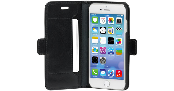 DBramante1928 Copenhagen Slim Apple iPhone SE 2022 / SE 2020 / 8 / 7 Book Case Leather Black