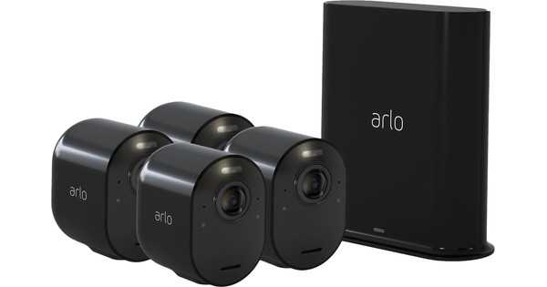 Arlo Ultra 4K Zwart 4-Pack - Coolblue - Voor 23.59u, morgen in huis