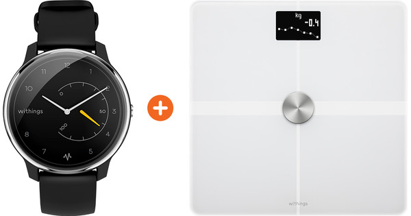 Withings Move ECG Silver Black Withings Body White Coolblue Before 23 59 delivered tomorrow