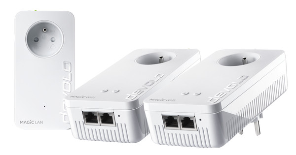 Devolo 8817, Magic 2 WiFi 6 -Starter Kit- Pack 2 boîtiers CPL connexion WiFi  6 - 2400 Mbits/s