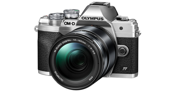 Olympus OM-D E-M10 Mark IV Silver + 14-150mm f/4.0-5.6 II Black