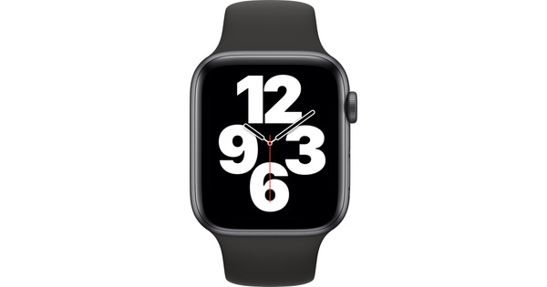 Apple watch space grey aluminum case with store black sport band