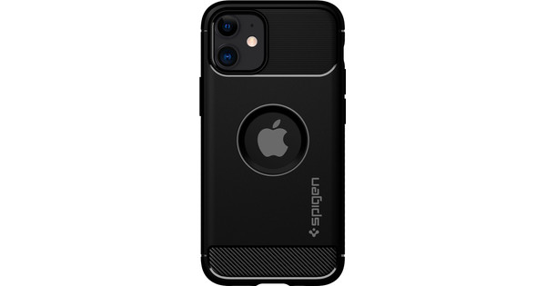 Spigen Rugged Armor Apple iPhone 12 Mini Back Cover Black