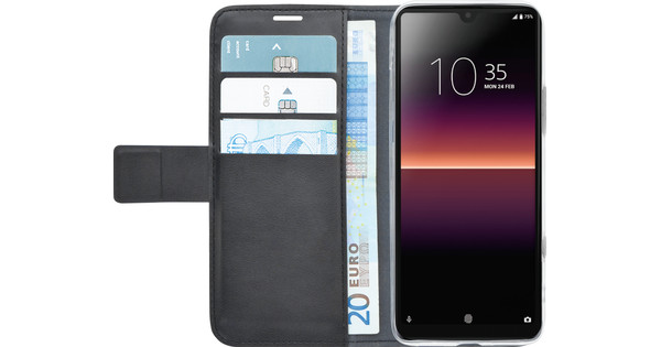 Housse Portefeuille Pour Sony Xperia L4 - Similicuir Marron - Avec écouteurs - Protection 360° Et Pare-chocs - Neuf - Marque K-S-Trade