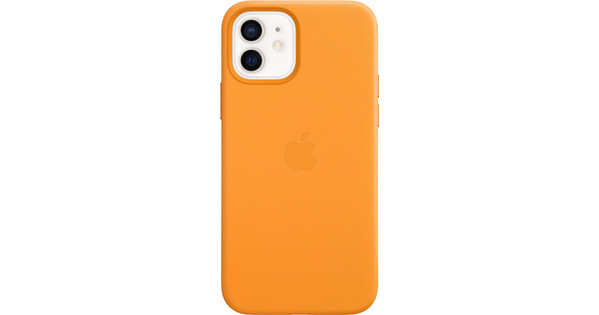 Apple iPhone 12 et 12 Pro Back Cover avec MagSafe Cuir Pavot de Californie