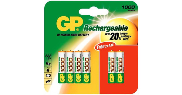 behuizing defect park GP AAA Micro Batterijen 1000 mAh - Coolblue - Voor 23.59u, morgen in huis