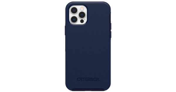 Otterbox Symmetry Plus Apple iPhone 12 / 12 Pro Back Cover avec Aimant MagSafe Bleu