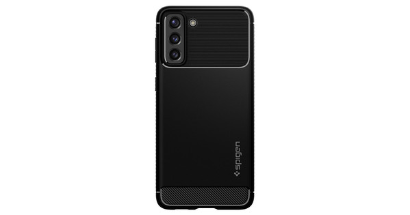 Spigen Rugged Armor Samsung Galaxy S21 Back Cover Zwart