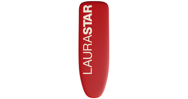 Laurastar Universele hoes, lichtgrijze strijkhoes, 131 cm x 55 cm, geïntegreerde vouwmarkeringen, clipsysteem, geschikt voor alle strijkplanken van andere merken, machinewasbaar