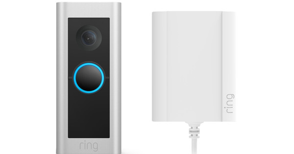 Sonnette vidéo Plus sans fil (Battery Video Doorbell Plus), Sonnette sur  batterie avec caméra, vidéo HD 1536p, vision nocturne couleur, Wi-Fi