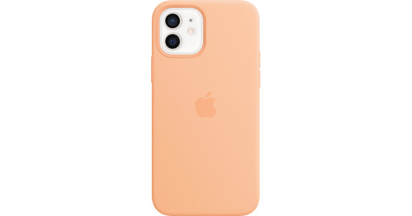 Apple iPhone 12 / 12 Pro Silicone Back Cover with MagSafe Cantaloupe