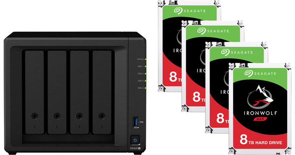 Synology DS420+ + 32TB (4x8TB)