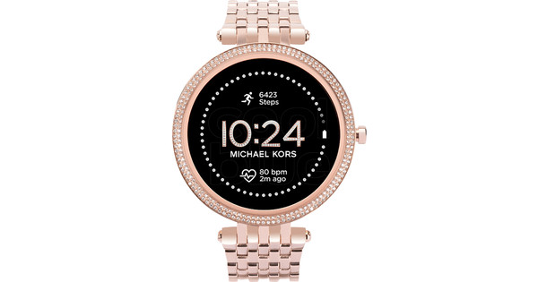 Michael Kors Darci Gen 5E Display MKT5128 Rose Gold/Rose Gold -  Smartwatches - Coolblue