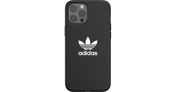 Adidas Apple iPhone 12 Pro Max Back Cover Cuir Noir