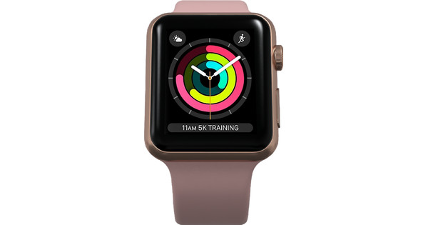 Apple watch 38mm rose gold series 3 on sale