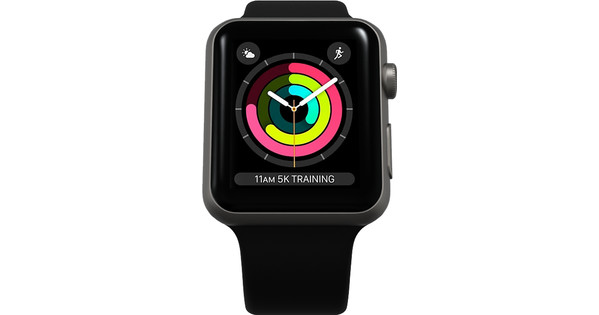 Refurbished Apple Watch Series 3 38mm Space Gray Coolblue