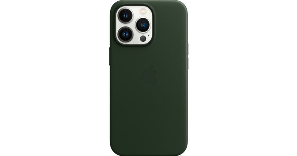 Apple iPhone 13 Pro Back Cover with MagSafe Leather Sequoia Green