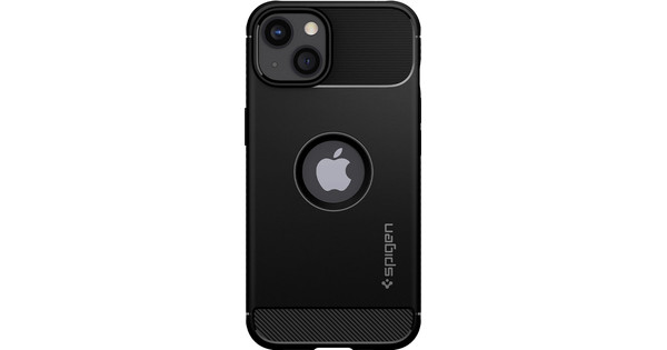 Spigen Rugged Armor Apple iPhone 13 Back Cover Noir