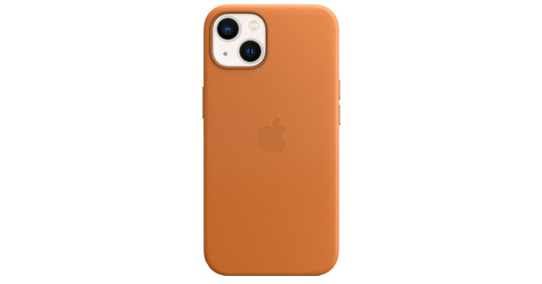 Apple iPhone 13 Back Cover avec MagSafe Leer Ocre