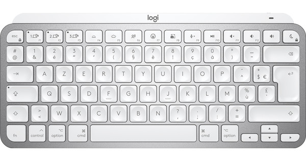 Logitech MX Keys pour Mac - Clavier AZERTY Bluetooth / récepteur
