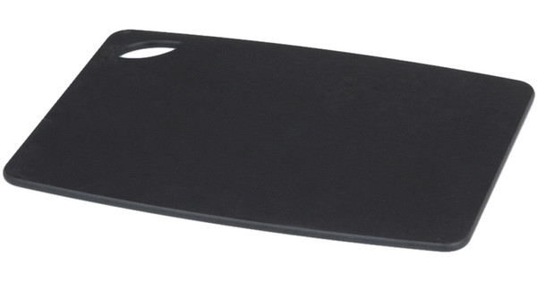 Oungy 3 stuks snijplank glas 40 x 30 cm, gehard glazen snijplank, zwart
