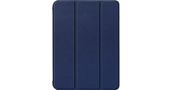 Just in Case Apple iPad mini 6 Tri-Fold Book Case avec Porte-stylet Bleu