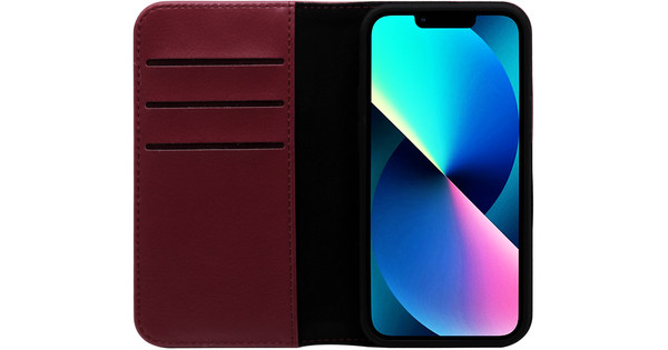 BlueBuilt Apple iPhone 13 mini Book Case Cuir Rouge