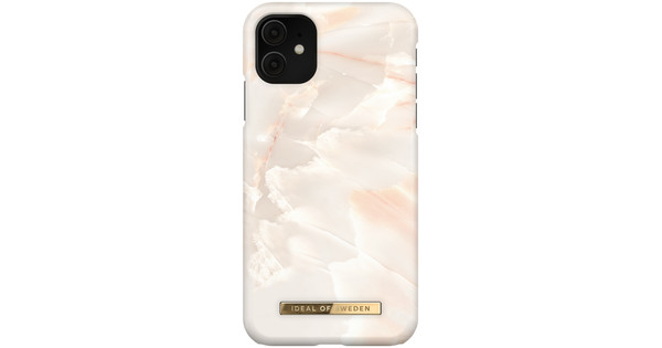 Ideal of Sweden Rose Pearl Marble Apple iPhone 11 / XR Back Cover