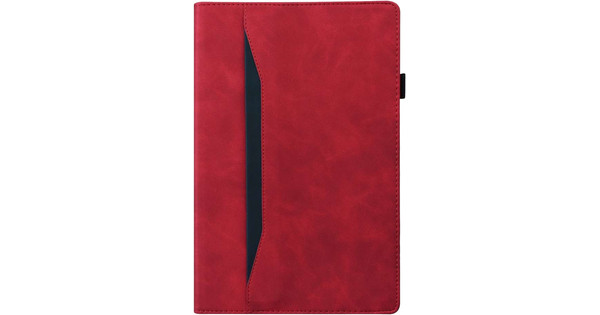 Just in Case Business Pocket Samsung Galaxy Tab A8 Book Case Red